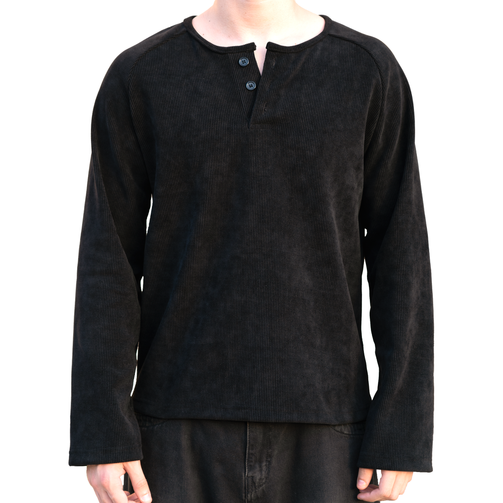 Velvet Henley Shirt