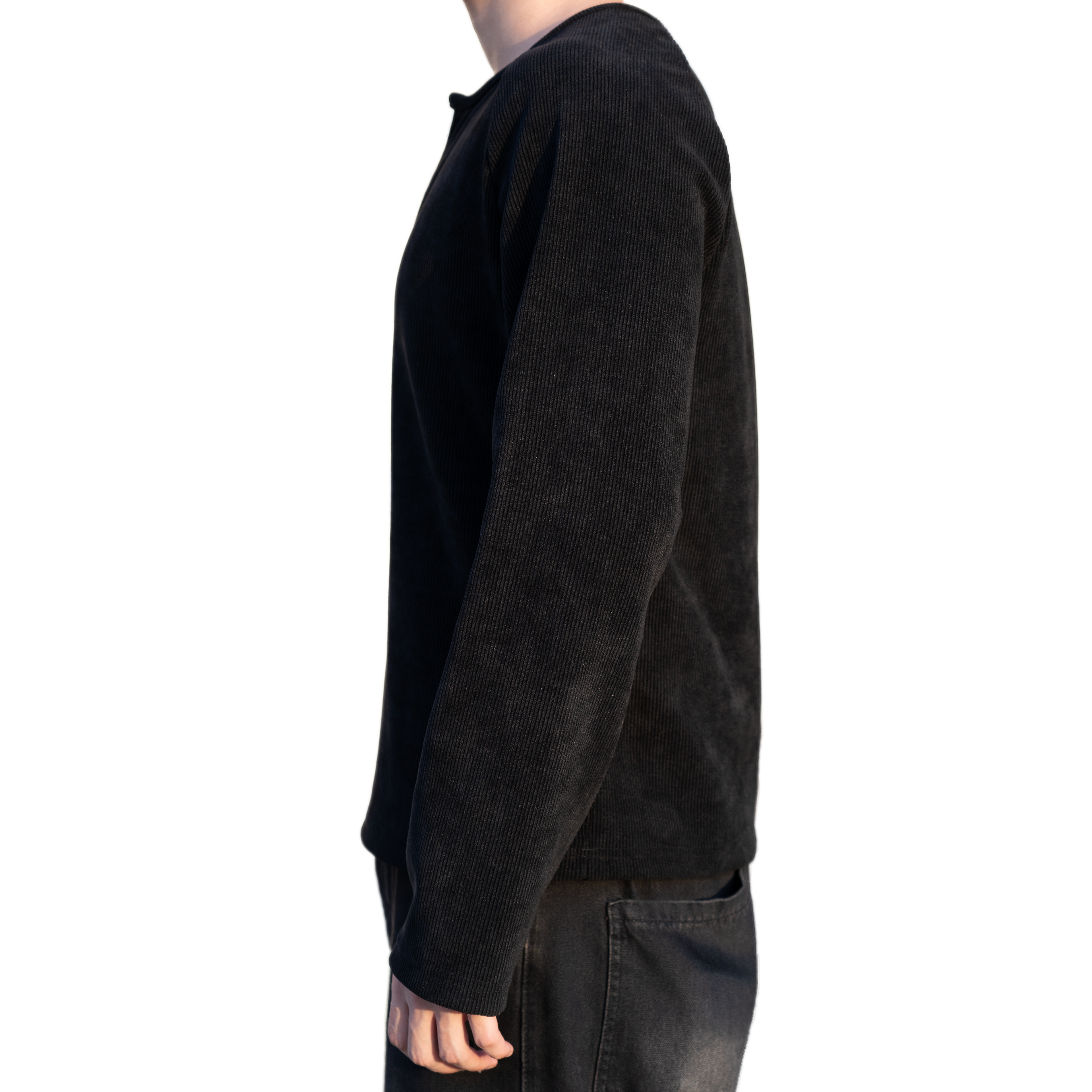 Velvet Henley Shirt